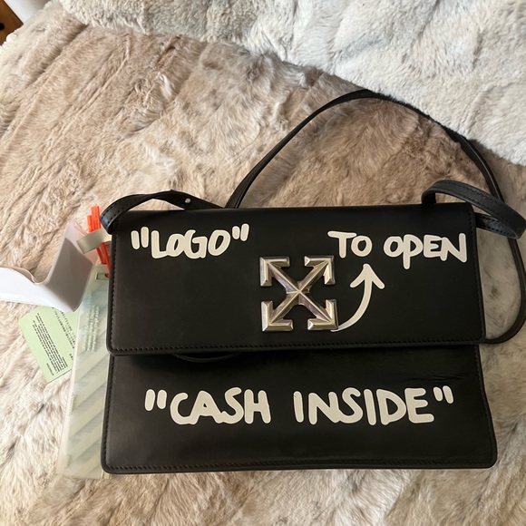OffWhite Bags Off White Cash Inside Jitney Crossbody Clutch Poshmark